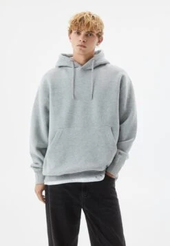 PULL & BEAR Basic ColouredFelpa Con CappuccioGrey Donna Felpe PUC21009J-C13 -Pull & Bear b863669937ae4b7c9a53ab23be392a32