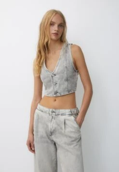 PULL & BEAR With Belt LoopsSmanicatoDark Grey Donna Giacche E Blazer PUC21G0IS-C11