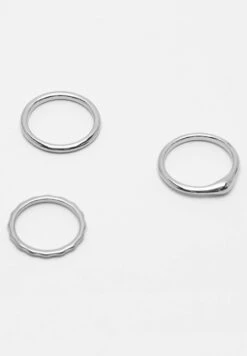 PULL & BEAR Pack Of 7 AnelloSilver Coloured Donna Gioielli PUC51L0EM-D11 -Pull & Bear bab5a2c430534fafb0d6e15febcd0bf6