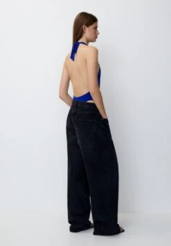 PULL & BEAR Halter Neckline - Body - Blue -Pull & Bear bb1434b82dba4e05b58a6dfb115c800c