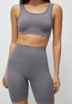 PULL & BEAR Seamless- Shorts - Grey -Pull & Bear bb97ae5d89114572ae9cc399016869ca