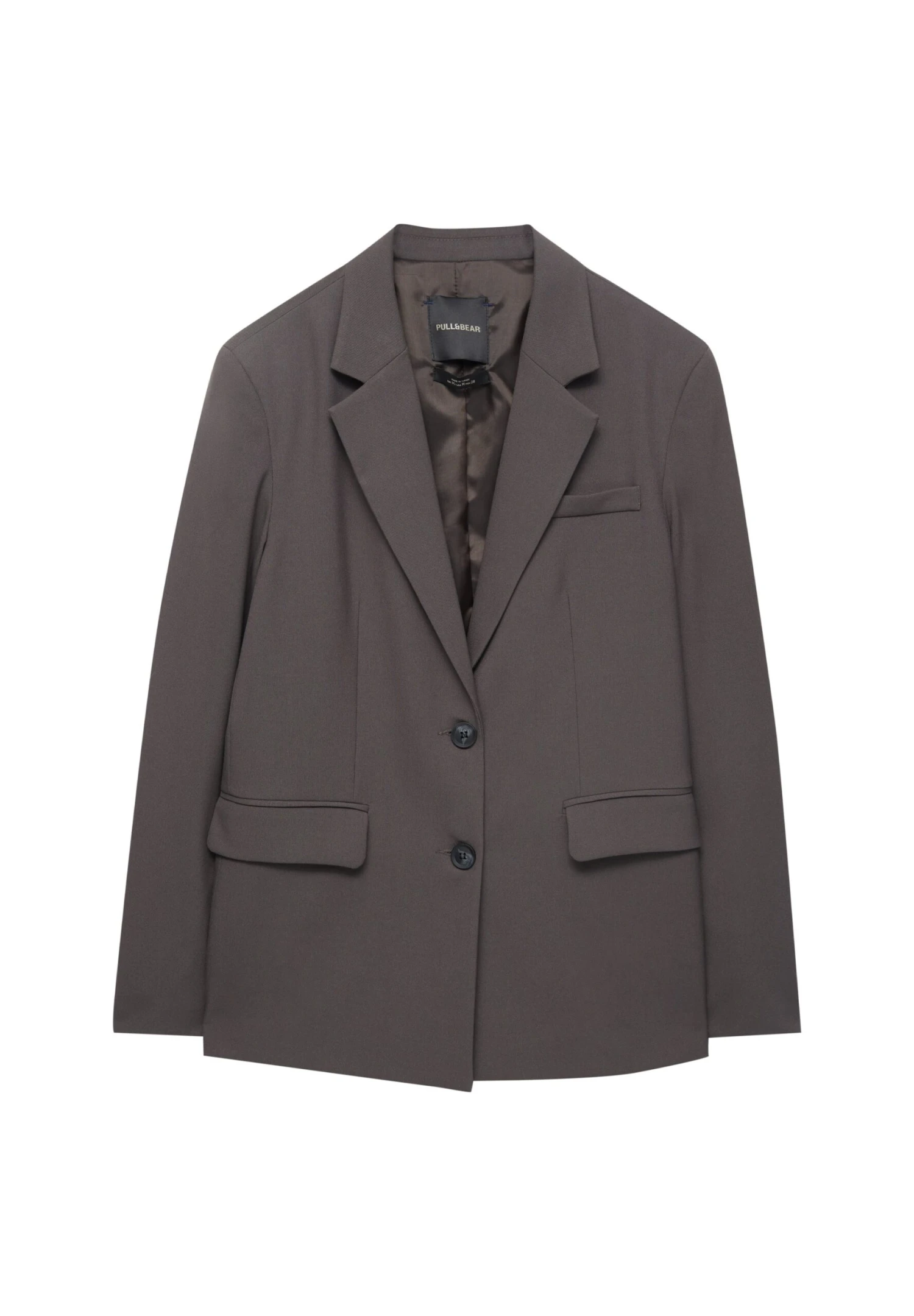 PULL & BEAR Double Breasted With Flap PocketsBlazerDark Grey Donna Giacche E Blazer PUC21G0IK-C11 7 PULL & BEAR Double Breasted With Flap PocketsBlazerDark Grey Donna Giacche E Blazer PUC21G0IK-C11 - immagine 5