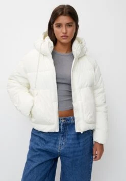 PULL & BEAR Cropped - Giacca Invernale - Beige