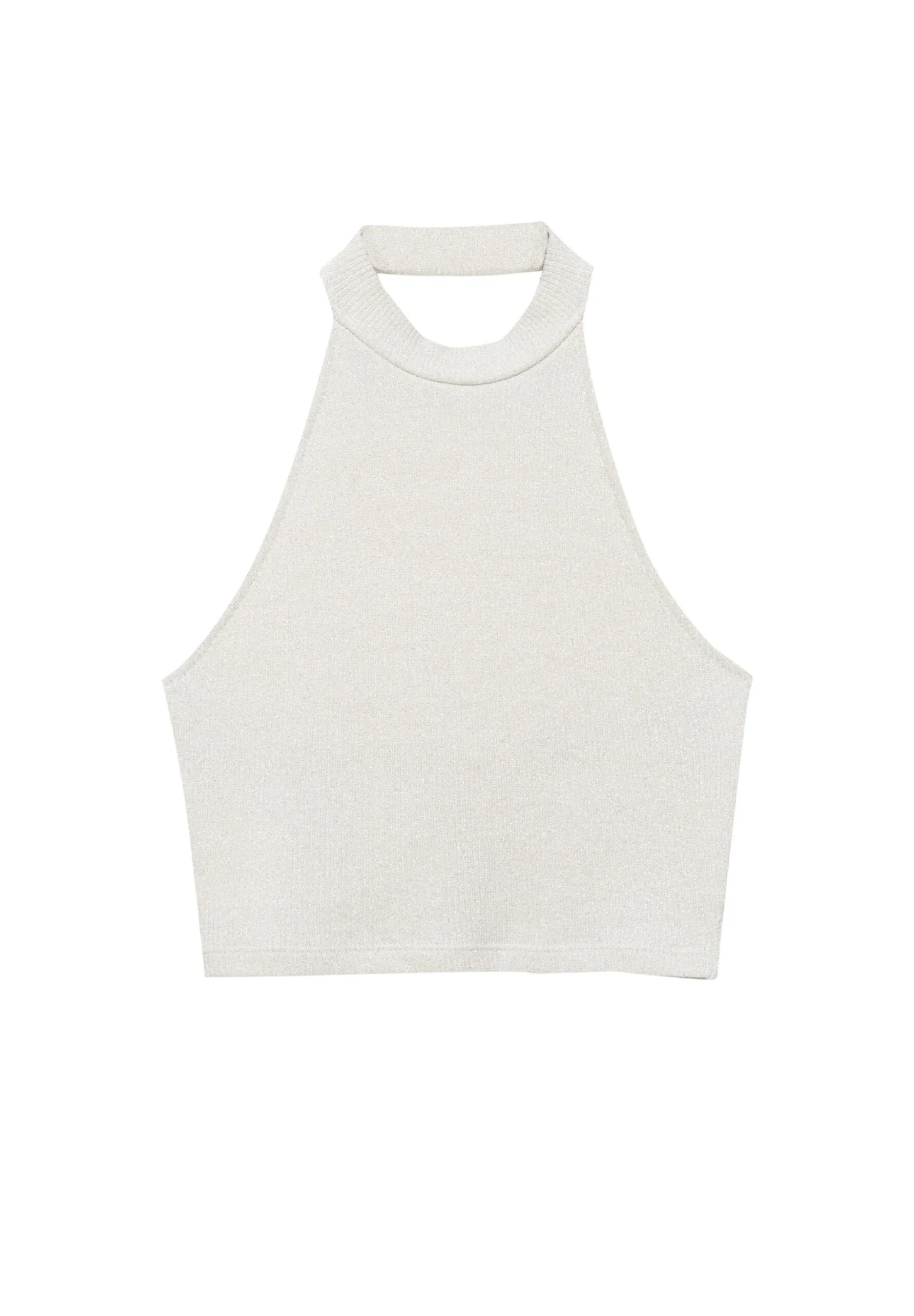 PULL & BEAR Shiny Halter NeckTopBeige Donna T-shirt E Top PUC21D2JT-B11 8 PULL & BEAR Shiny Halter NeckTopBeige Donna T-shirt E Top PUC21D2JT-B11 - immagine 6