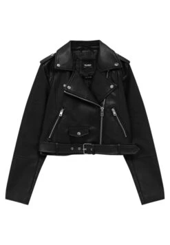 PULL & BEAR With Side ZipGiacca In SimilpelleBlack Donna Giacche E Blazer PUC21G0F0-Q11 11 PULL & BEAR With Side ZipGiacca In SimilpelleBlack Donna Giacche E Blazer PUC21G0F0-Q11 -Pull & Bear bd47b14ab8ed49edb2bb7633f7441ea7