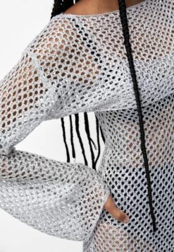 PULL & BEAR CroppedMaglioneSilver Coloured Donna Maglieria PUC21I0O6-D11 -Pull & Bear c19c389990ec40fb80f73845d80c25d0