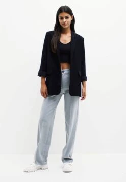 PULL & BEAR Basic Rolled-Up Sleeve BlazerBlazerBlack Donna Giacche E Blazer PUC21G091-Q11 -Pull & Bear c1d36a4813dd4e9ca93de05aed137ccf
