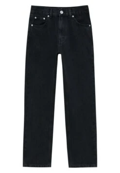 PULL & BEAR Mom Fit - Jeans Tapered Fit - Black -Pull & Bear c2a1286453d646f9a2ea70eac1916b60