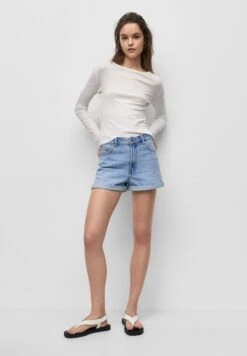 PULL & BEAR High-Waist MomShorts Di JeansStone Blue Denim Donna Shorts PUC21S0D1-K12 12 PULL & BEAR High-Waist MomShorts Di JeansStone Blue Denim Donna Shorts PUC21S0D1-K12 -Pull & Bear c38694eb5799472c80b71823f3653867