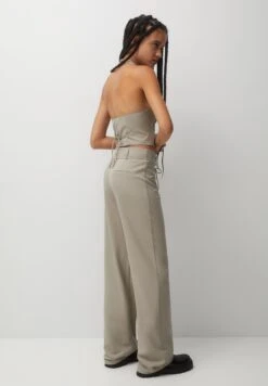 PULL & BEAR Tied Detail SmartPantaloniStone Donna Pantaloni PUC21A0VH-C11 11 PULL & BEAR Tied Detail SmartPantaloniStone Donna Pantaloni PUC21A0VH-C11 -Pull & Bear c48bee02d5ea4daab0b308d98ae67682