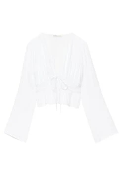 PULL & BEAR With An Elasticated Waist - Camicetta - White -Pull & Bear c59bace07ab34833908578ea579a6bfb