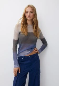 PULL & BEAR Fine OmbréMaglioneBlue Donna Maglieria PUC21I0P4-K11