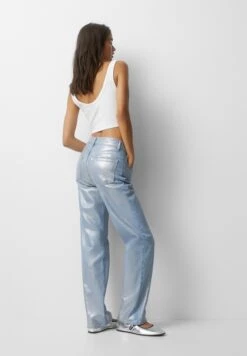 PULL & BEAR Jeans A Sigaretta - Silver Coloured -Pull & Bear c5e1db2379c14f0db339e340c8ba3e05