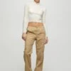 PULL & BEAR Colourful HighMaglioneMottled Beige Donna Maglieria PUC21I0KL-B11