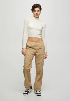 PULL & BEAR Colourful HighMaglioneMottled Beige Donna Maglieria PUC21I0KL-B11