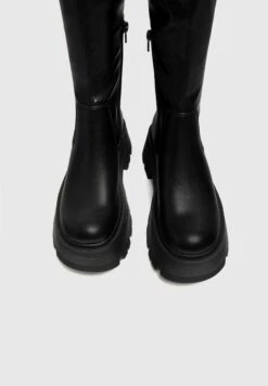 PULL & BEAR Stivali Sopra Il GinocchioBlack Donna Stivali PUC11A0J7-Q11 -Pull & Bear c74852f71ef9410587a3a21dcfb10cf1