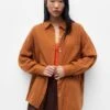 PULL & BEAR Rustic Oversized CamiciaBrown Donna Camicie E Bluse PUC21E0YU-O12 1 PULL & BEAR Rustic Oversized CamiciaBrown Donna Camicie E Bluse PUC21E0YU-O12 -Pull & Bear c7e7b625bc0d49c8b5fe256afe9e1388