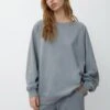 PULL & BEAR Faded - Felpa - Light Grey -Pull & Bear c8a2dfa5df1d46e6af3dd77488710f52