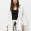 PULL & BEAR Crepe Kimono Giacca LeggeraBeige Donna Giacche E Blazer PUC21G0I5-B11 -Pull & Bear c979e14a4d6b435ab6b4d8835d568841