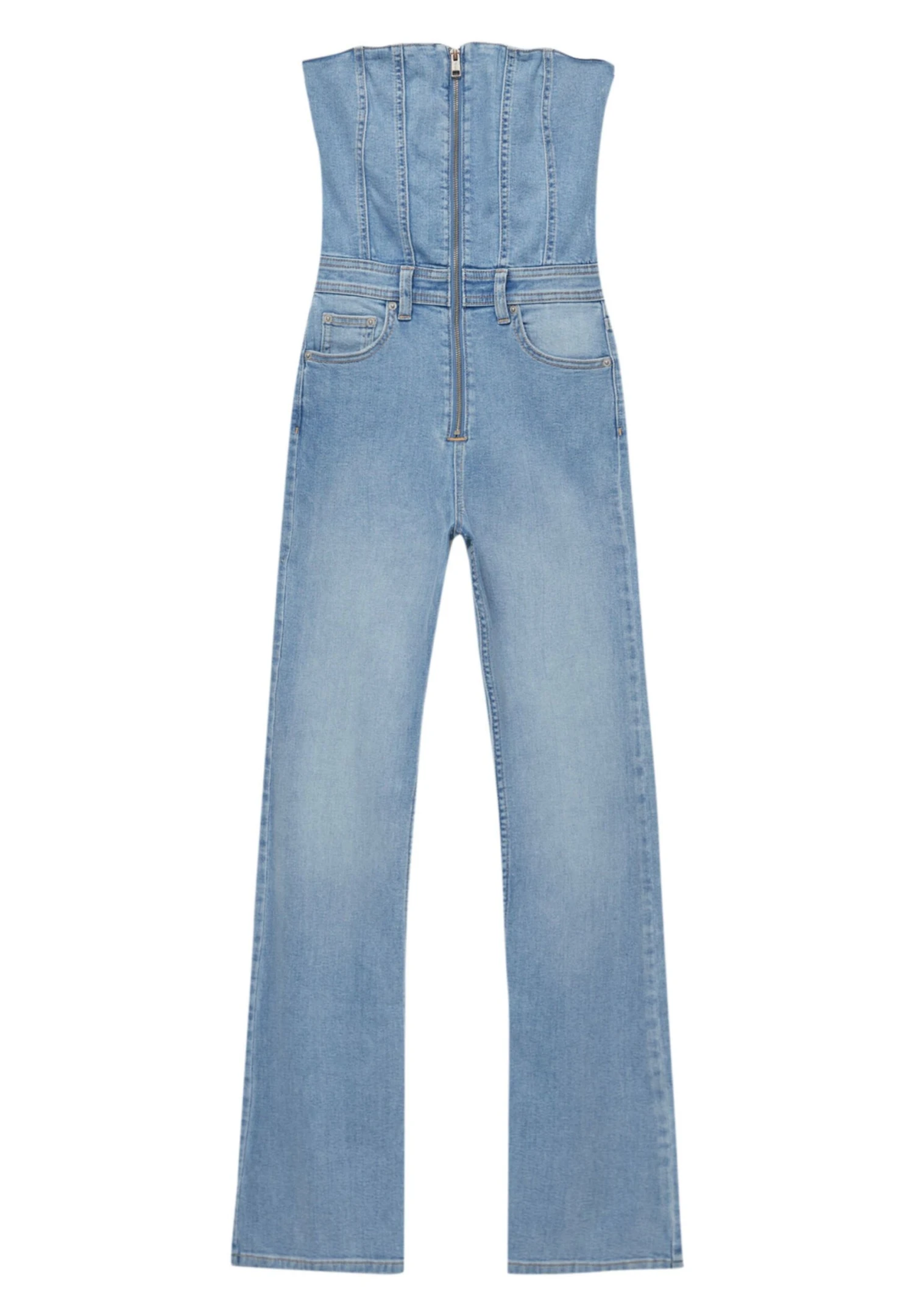 PULL & BEAR CorsetTuta JumpsuitBlue Denim Donna Tute Jumpsuit PUC21T0AC-K11 7 PULL & BEAR CorsetTuta JumpsuitBlue Denim Donna Tute Jumpsuit PUC21T0AC-K11 - immagine 5