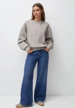 PULL & BEAR Round NeckFelpaBeige Donna Felpe PUC21J114-B11 -Pull & Bear cab1d94a4050492a9ec72d7f08b3ee49