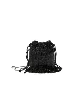 PULL & BEAR With Beading And FringingBorsa A TracollaBlack Donna Borse PUC51H0GW-Q11
