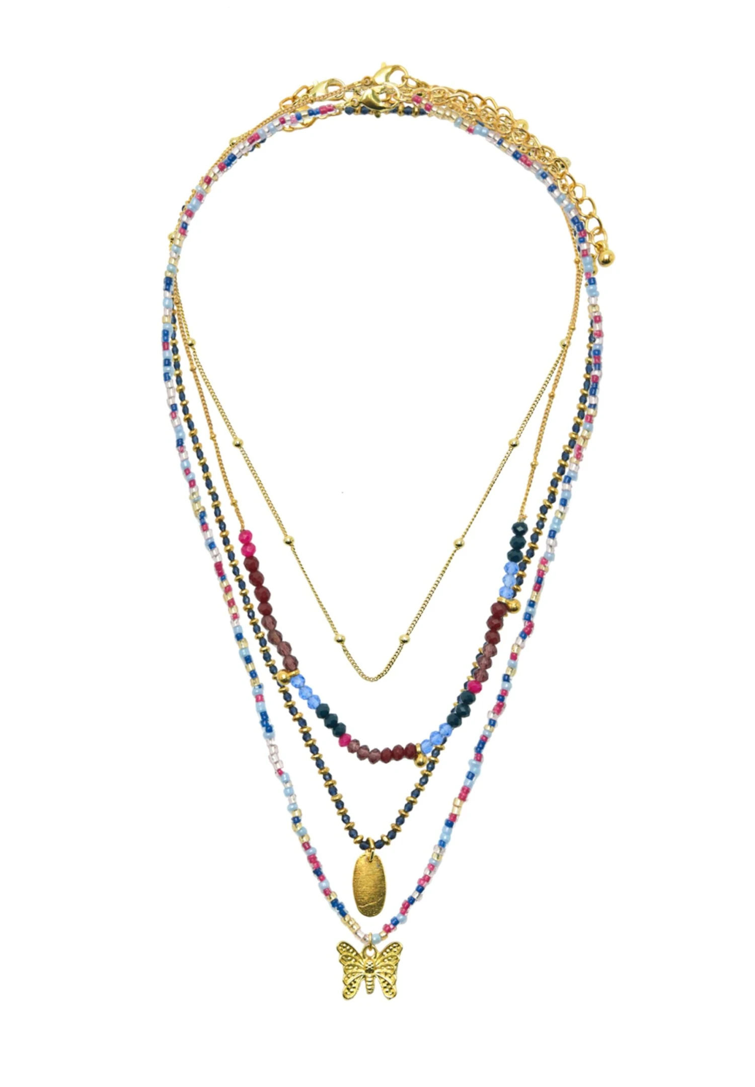 PULL & BEAR Bead-4-Pack Of - Collana - Dark Blue 4 PULL & BEAR Bead-4-Pack Of - Collana - Dark Blue - immagine 2