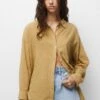 PULL & BEAR Rustic Oversized CamiciaGreen Donna Camicie E Bluse PUC21E0YU-M11 -Pull & Bear cd24512a981f469a993a56825eff7e3c