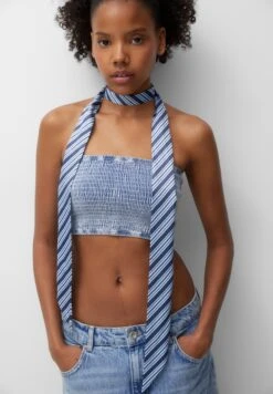 PULL & BEAR Striped ThinSciarpaBlue Donna Sciarpe PUC51G05K-K11