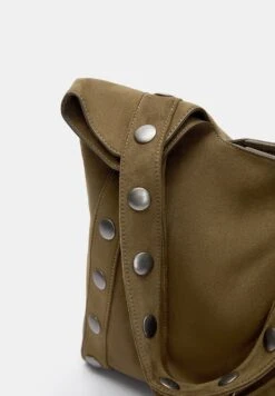 PULL & BEAR SHOPPER - Shopping Bag - Khaki -Pull & Bear ce9b9e22a3d44a318ce15b3d65b16e00