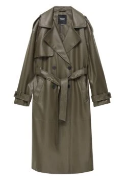 PULL & BEAR TrenchMottled Dark Green Donna Cappotti PUC21U0ED-M12 12 PULL & BEAR TrenchMottled Dark Green Donna Cappotti PUC21U0ED-M12 -Pull & Bear cfa11b27938d41298b1e3d3fbcc98e5f