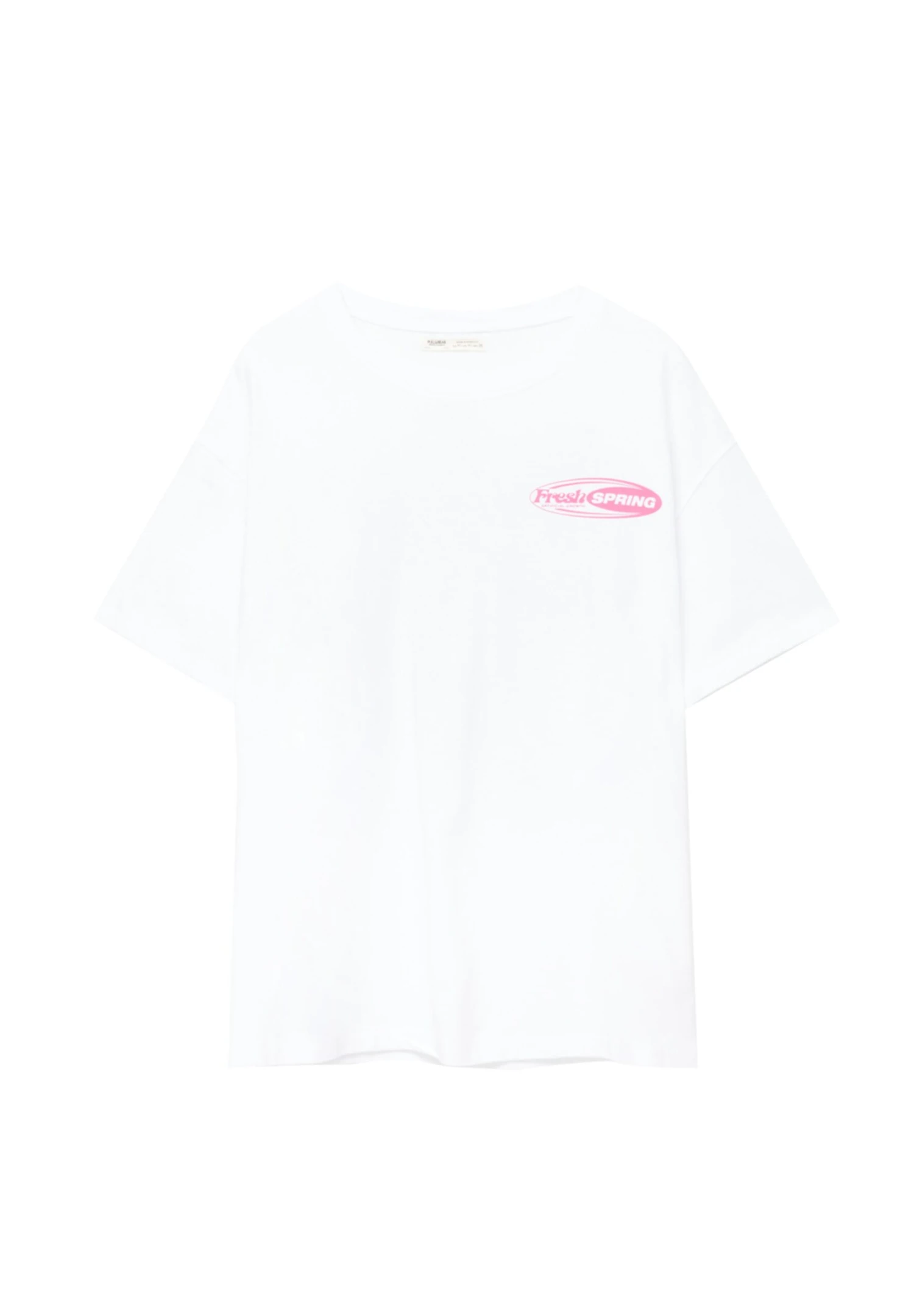 PULL & BEAR Short Sleeve T-Shirt Con StampaWhite Donna T-shirt E Top PUC21D2H4-A11 5 PULL & BEAR Short Sleeve T-Shirt Con StampaWhite Donna T-shirt E Top PUC21D2H4-A11 - immagine 3