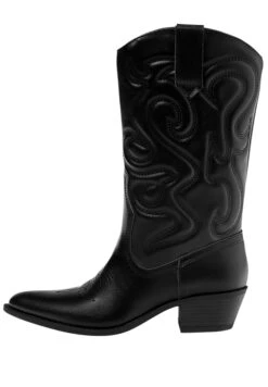 PULL & BEAR With TopstitchingStivaletti Texani / BikerBlack Donna Stivaletti PUC11N04Y-Q11