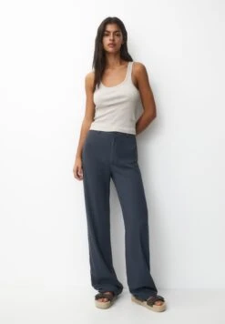 PULL & BEAR Smart Rustic- Pantaloni - Grey -Pull & Bear d28b0c930d884c82909acb0665fb0a72