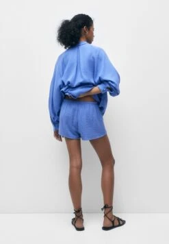 PULL & BEAR Rustic With Elastic WaistbandShortsBlue Donna Shorts PUC21S0E6-K11 -Pull & Bear d291466a79b749d18e6563925f45b6b6