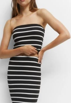 PULL & BEAR Long StripedGonna LungaBlack Donna Gonne PUC21B0K9-Q11 -Pull & Bear d2d9bee877734a18b9b7d54f57c65bf1