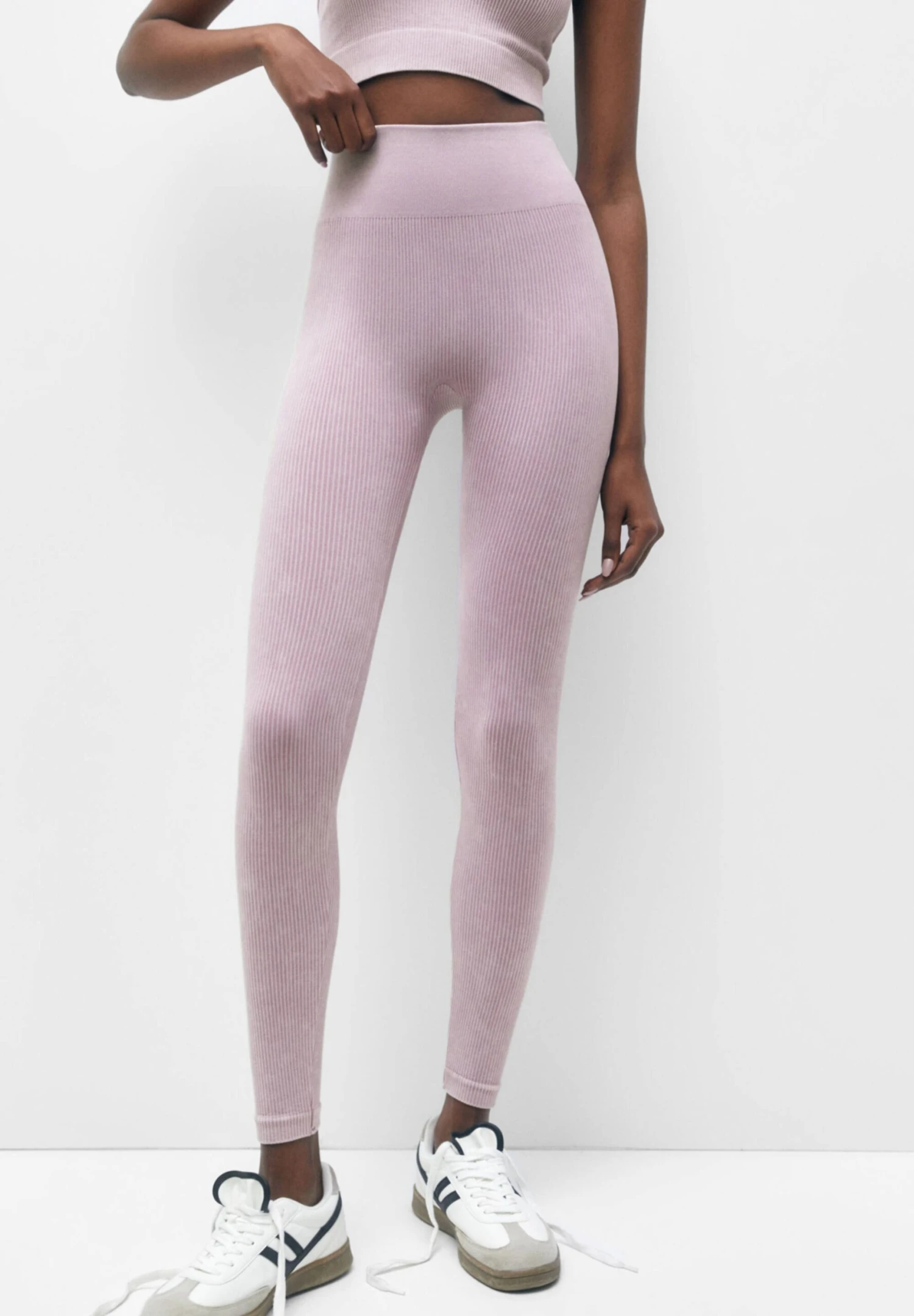 PULL & BEAR Long Faded LeggingsLilac Donna Pantaloni PUC21A0TY-I11 3 PULL & BEAR Long Faded LeggingsLilac Donna Pantaloni PUC21A0TY-I11