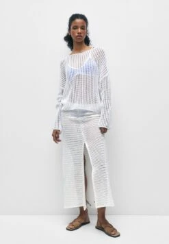 PULL & BEAR OpenMaglioneWhite Donna Maglieria PUC21I0OB-A11 -Pull & Bear d48f3ec4be974f3583920970eb21a42b