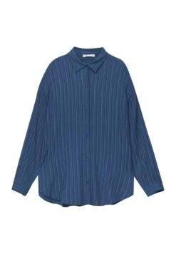 PULL & BEAR Rustic Long Sleeve CamiciaBlue Donna Camicie E Bluse PUC21E12S-K11 -Pull & Bear d494dfd5a94f4b32aa59c531ccc08535