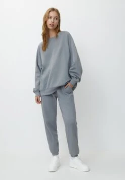 PULL & BEAR Faded - Felpa - Light Grey -Pull & Bear d52eee9650804af88b7b30656dec0ba5