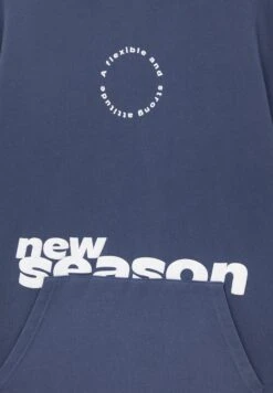 PULL & BEAR Print - Felpa Con Cappuccio - Blue -Pull & Bear d5a5b101bbf84252b2d357140054fcf3