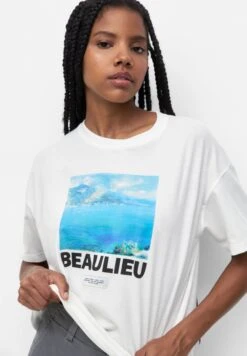PULL & BEAR Beaulieu LicenseT-Shirt Con StampaWhite Donna T-shirt E Top PUC21D2E6-A11 -Pull & Bear d682fd9bb13e4ccd86b9bfdec9c28095