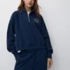 PULL & BEAR Basic - Felpa - Dark Blue -Pull & Bear d697dbc969a043ef82ecd38097a771b2