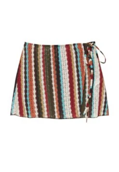 PULL & BEAR Striped Knotted Gonna A CampanaMulti Coloured Donna Gonne PUC21B0JP-T11 -Pull & Bear d7bcfb3a6a81414ba0c20140b97ee1d0