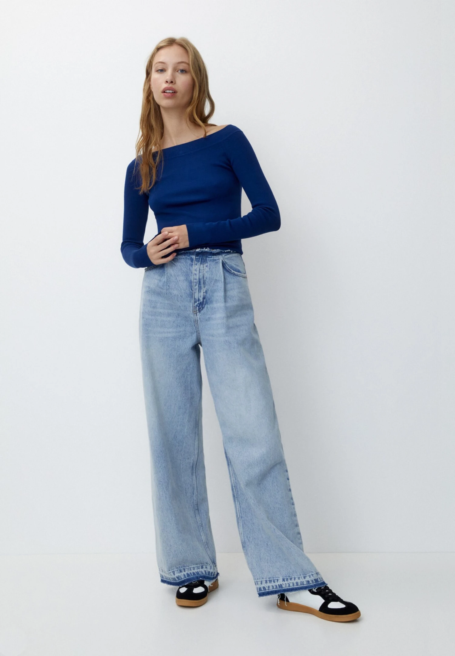 PULL & BEAR Boat NeckMaglioneRoyal Blue Donna Maglieria PUC21I0ON-K11 4 PULL & BEAR Boat NeckMaglioneRoyal Blue Donna Maglieria PUC21I0ON-K11 - immagine 2