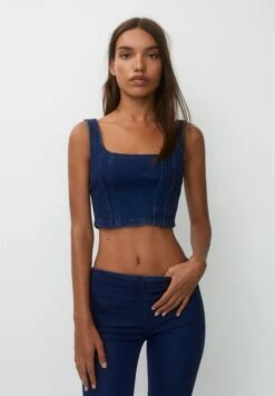 PULL & BEAR CamicettaDark Blue Donna T-shirt E Top PUC21E127-K11