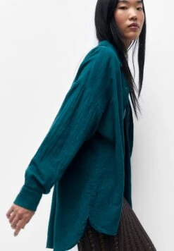 PULL & BEAR Rustic Oversized CamiciaGreen Donna Camicie E Bluse PUC21E0YU-M12 -Pull & Bear db985dc2227d453d9a873430f1250cb5