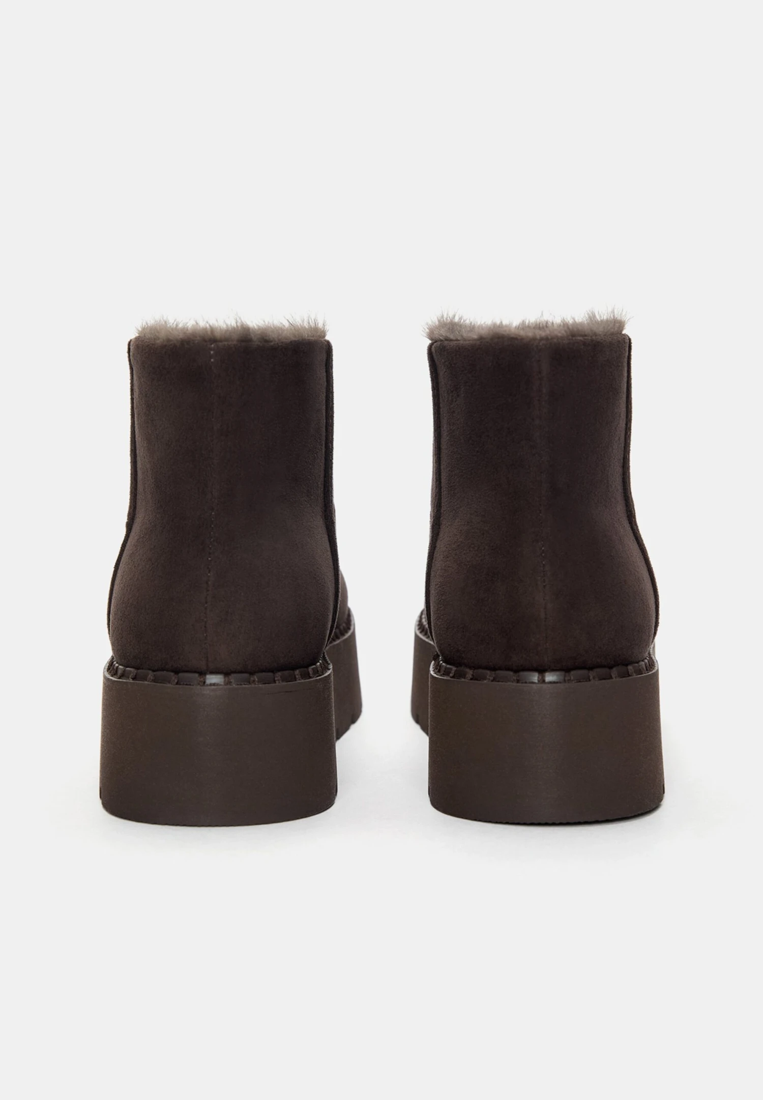 PULL & BEAR FLAT - Stivali Da Neve - Dark Brown 6 PULL & BEAR FLAT - Stivali Da Neve - Dark Brown - immagine 4