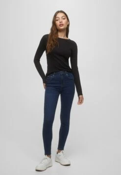 PULL & BEAR Push Up Jeans Skinny FitDark Blue Donna Jeans PUC21N0K1-K12 -Pull & Bear ddb11e4492614af9a27b54dd8f113504