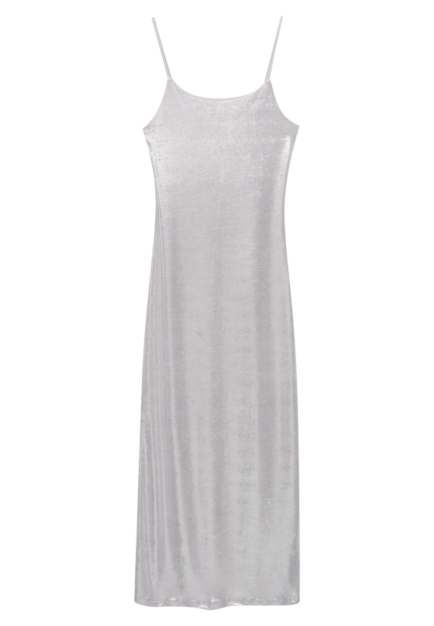 PULL & BEAR Strappy Long Vestito LungoSilver Coloured Donna Vestiti PUC21C164-D11 7 PULL & BEAR Strappy Long Vestito LungoSilver Coloured Donna Vestiti PUC21C164-D11 - immagine 5